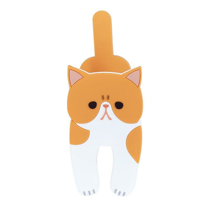 Toyo Case Cat Refrigerator Magnet Hook with Clip -Exotic Shorthair