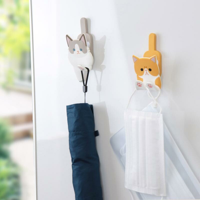 Toyo Case Cat Refrigerator Magnet Hook with Clip -Exotic Shorthair