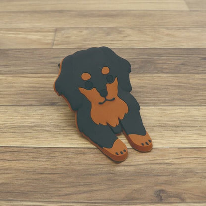 Toyo Case Refrigerator Magnet Hook with Clip -Dachshund