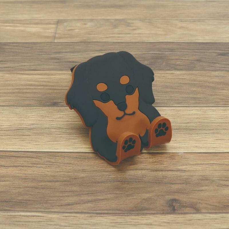 Toyo Case Refrigerator Magnet Hook with Clip -Dachshund