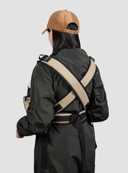 Front Tote Backpack - Green