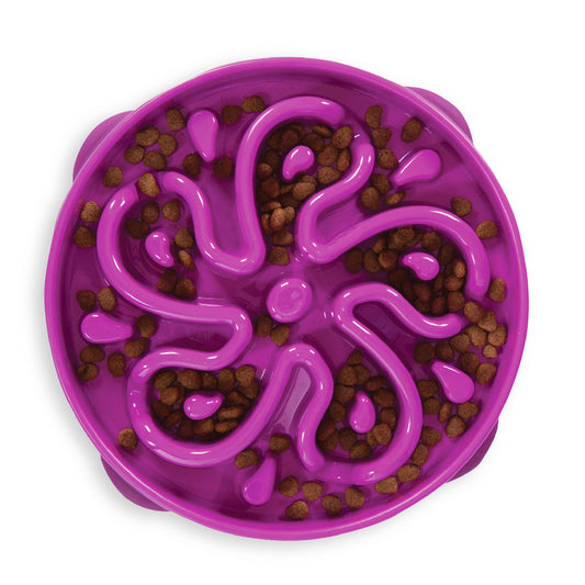 OUTWARD HOUND FUN FEEDER DROP PURPLE LARGE
