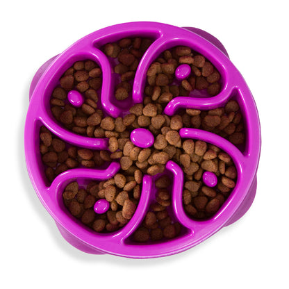 OUTWARD HOUND FUN FEEDER DROP PURPLE MEDIUM/MINI