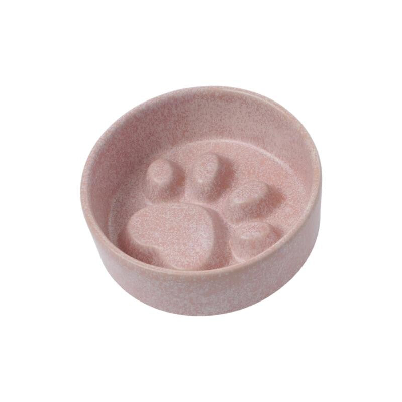 ALIVE Paw Print Ceramic Slow Feeder Bowl