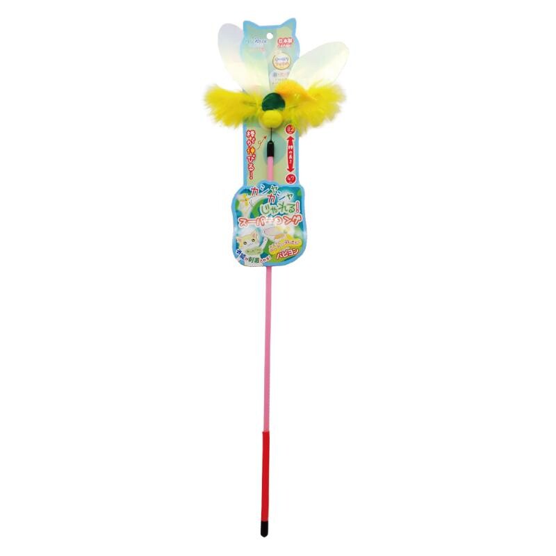 Pets Route Kasha Kasha Super Long Butterfly Cat Teaser Wand
