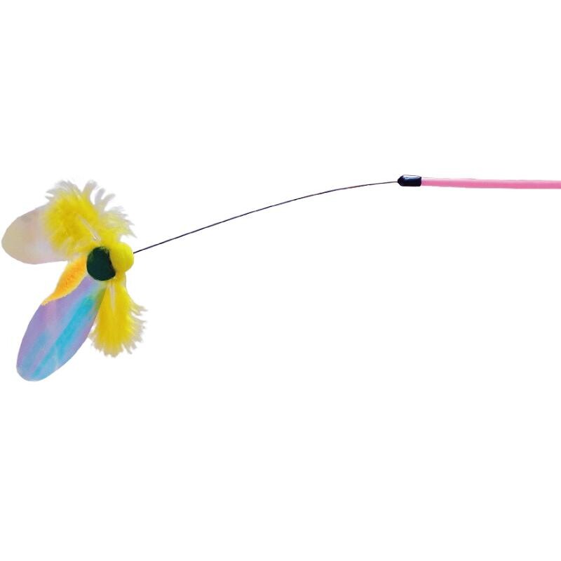 Pets Route Kasha Kasha Super Long Butterfly Cat Teaser Wand