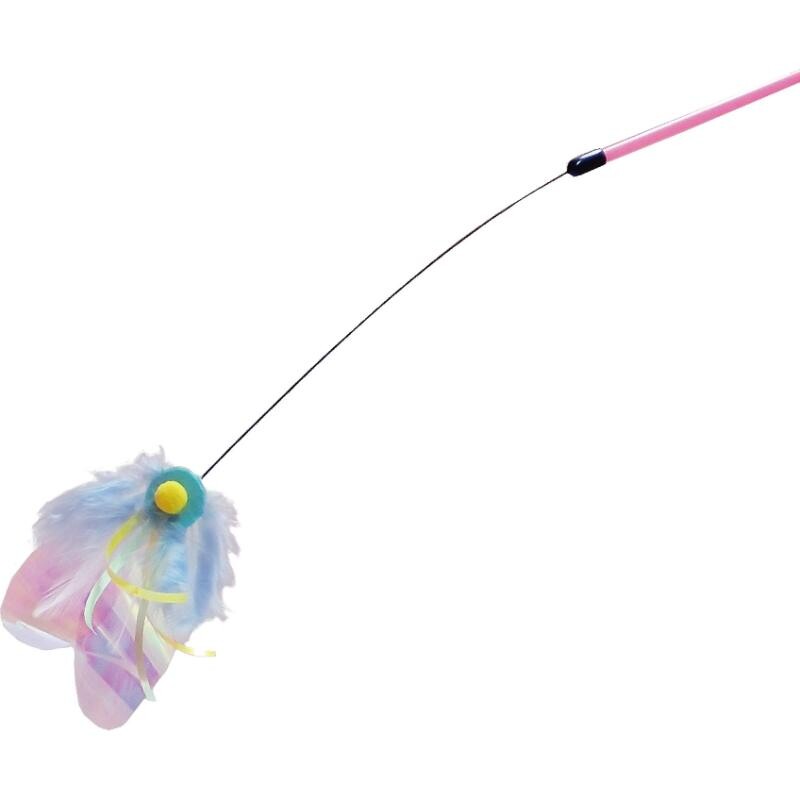Pets Route Kasha Kasha Super Long Moth Cat Teaser Wand