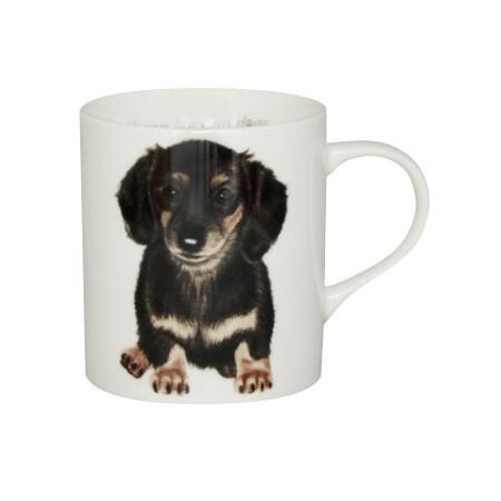 Wankore Dachshund Mug - Black & Tan