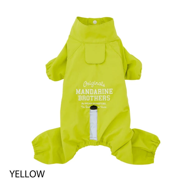 Mandarine Brothers Waterproof Full-Coverage Hooded Dog Raincoat (2026)