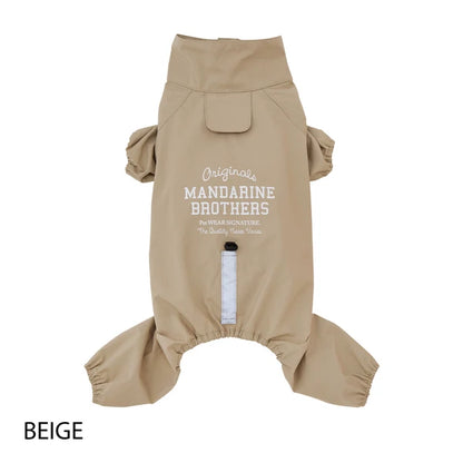 Mandarine Brothers Waterproof Full-Coverage Hooded Dog Raincoat (2026)