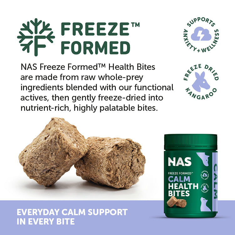 NAS Freeze Formed Calm Dog & Cat Health Bites 110g-60PK