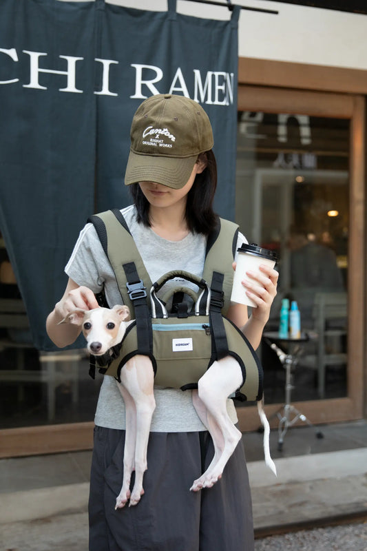 HiDream Spine-Friendly Dog Carrier Backpack – Horizontal, Legs-Out Design