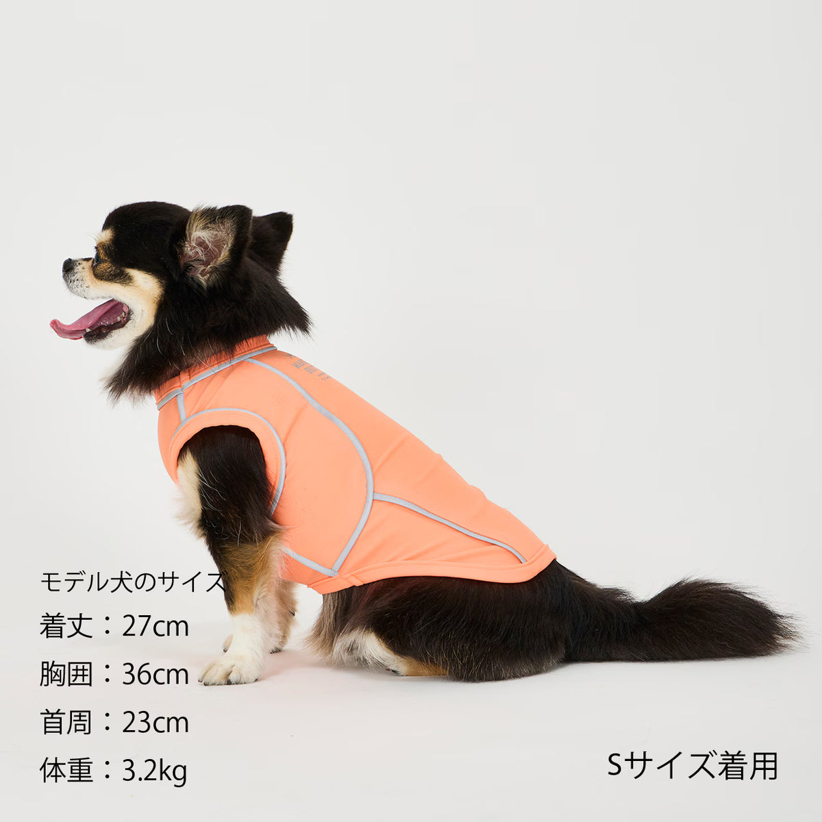 MANDARINE BROTHERS Cooling Fabric Reflective Dog T-Shirt