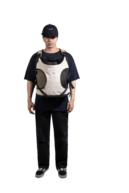 Front Tote Backpack - Green