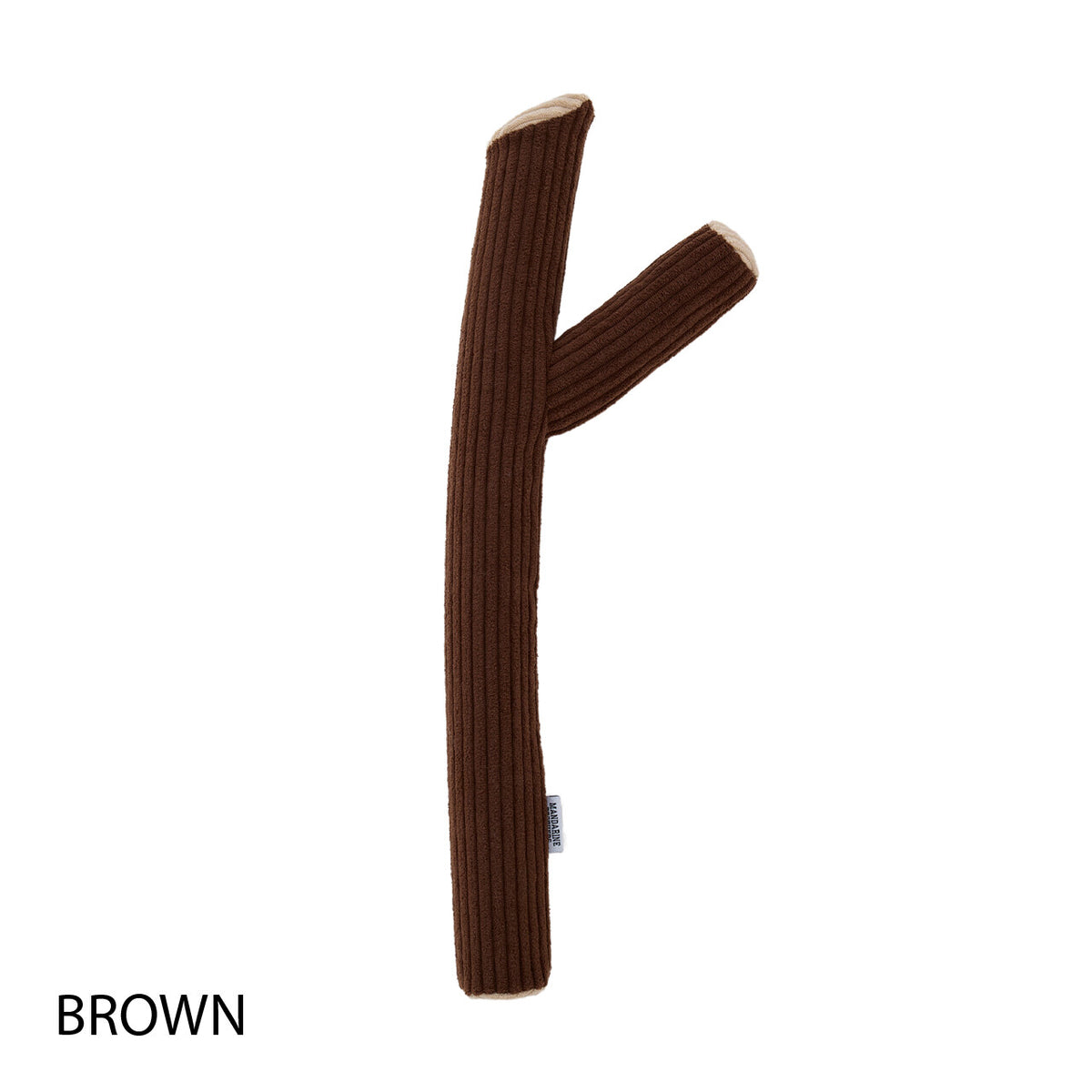 Mandarine Brothers Wood Stick Plush Dog Toy