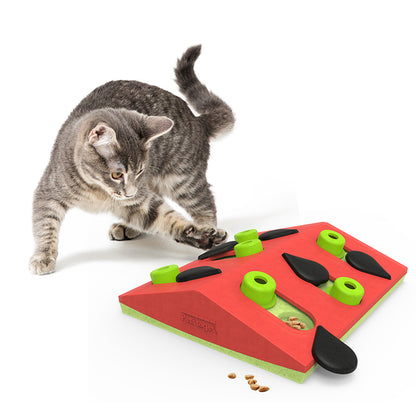 Nina Ottosson CATSTAGES MELON MADNESS PUZZLE & PLAY - CAT PUZZLE GAME LEVEL 2