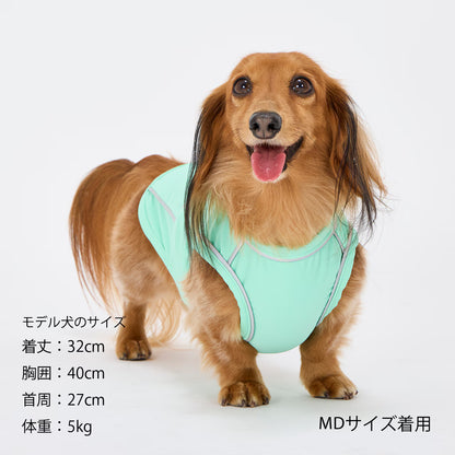 MANDARINE BROTHERS Cooling Fabric Reflective Dog T-Shirt