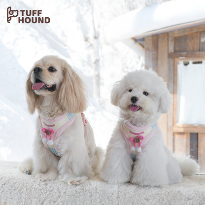TUFFHOUND Holiday Bow Small Dog Harness