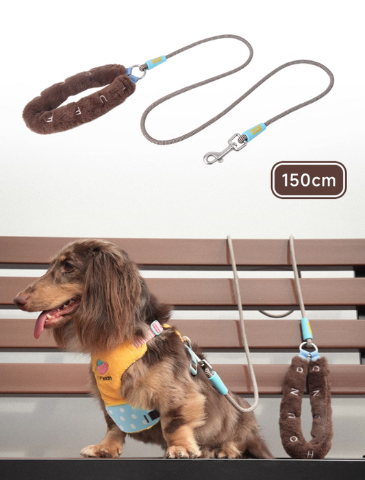 TUFFHOUND Winter Plush Dog Leash
