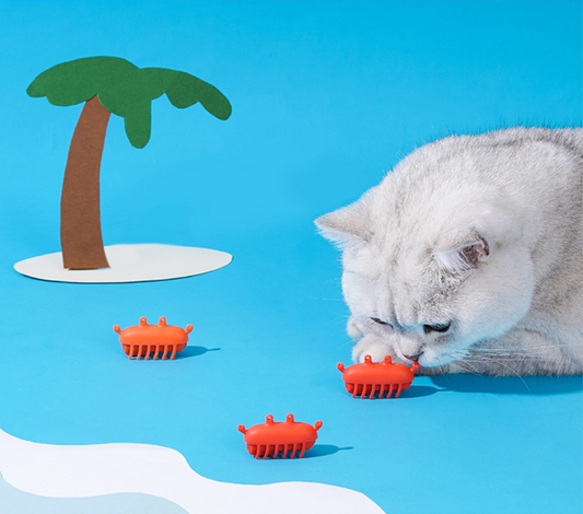 Zeze Little Red Crab Interactive Cat Toy