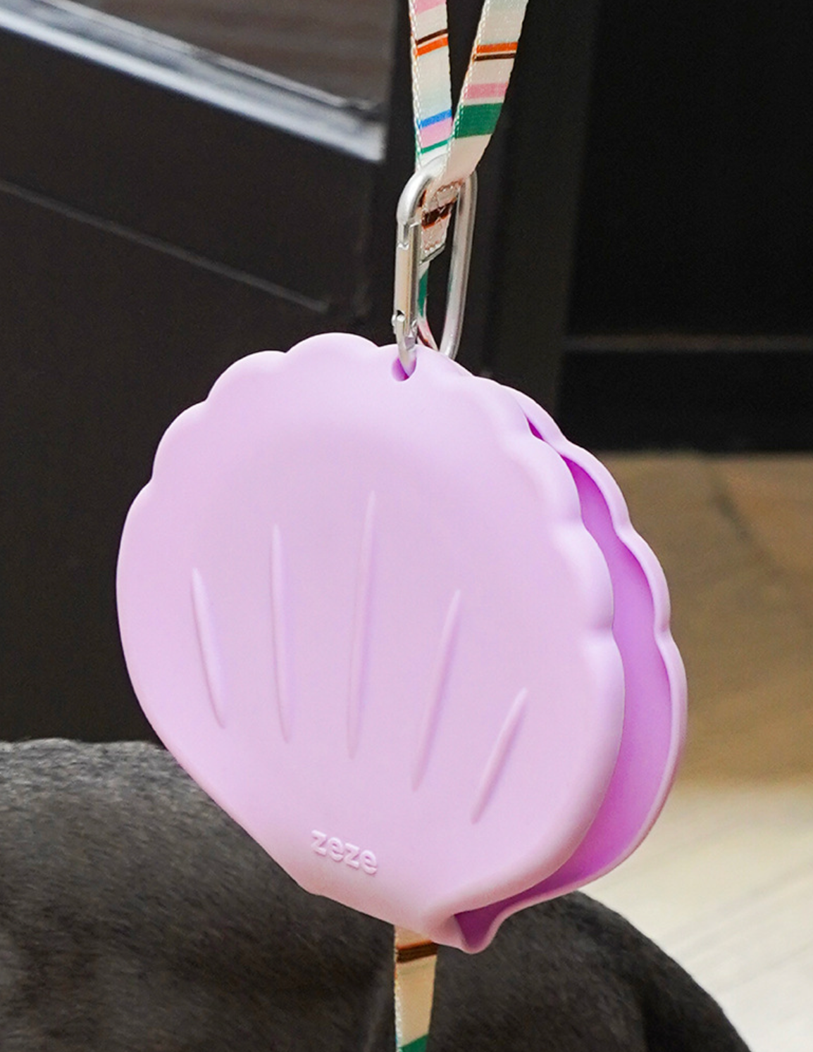 Zeze Shell Pet Folding Double Bowl