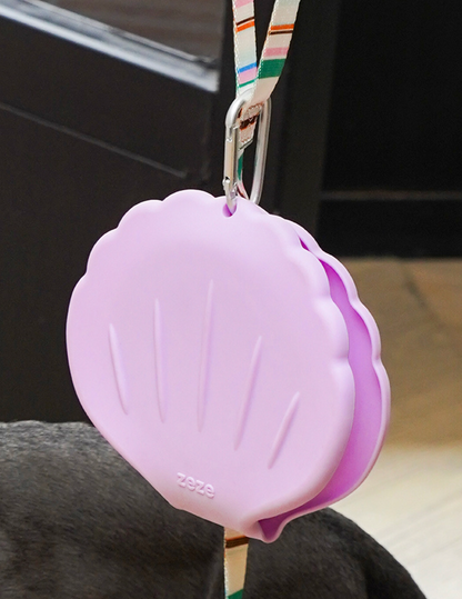 Zeze Shell Pet Folding Double Bowl