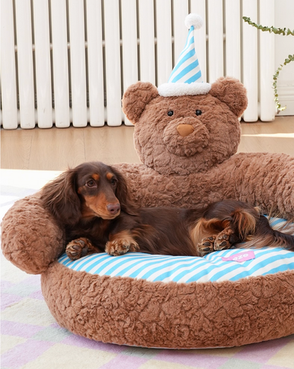 Zeze Sleepy Nick Bear Pet Sofa