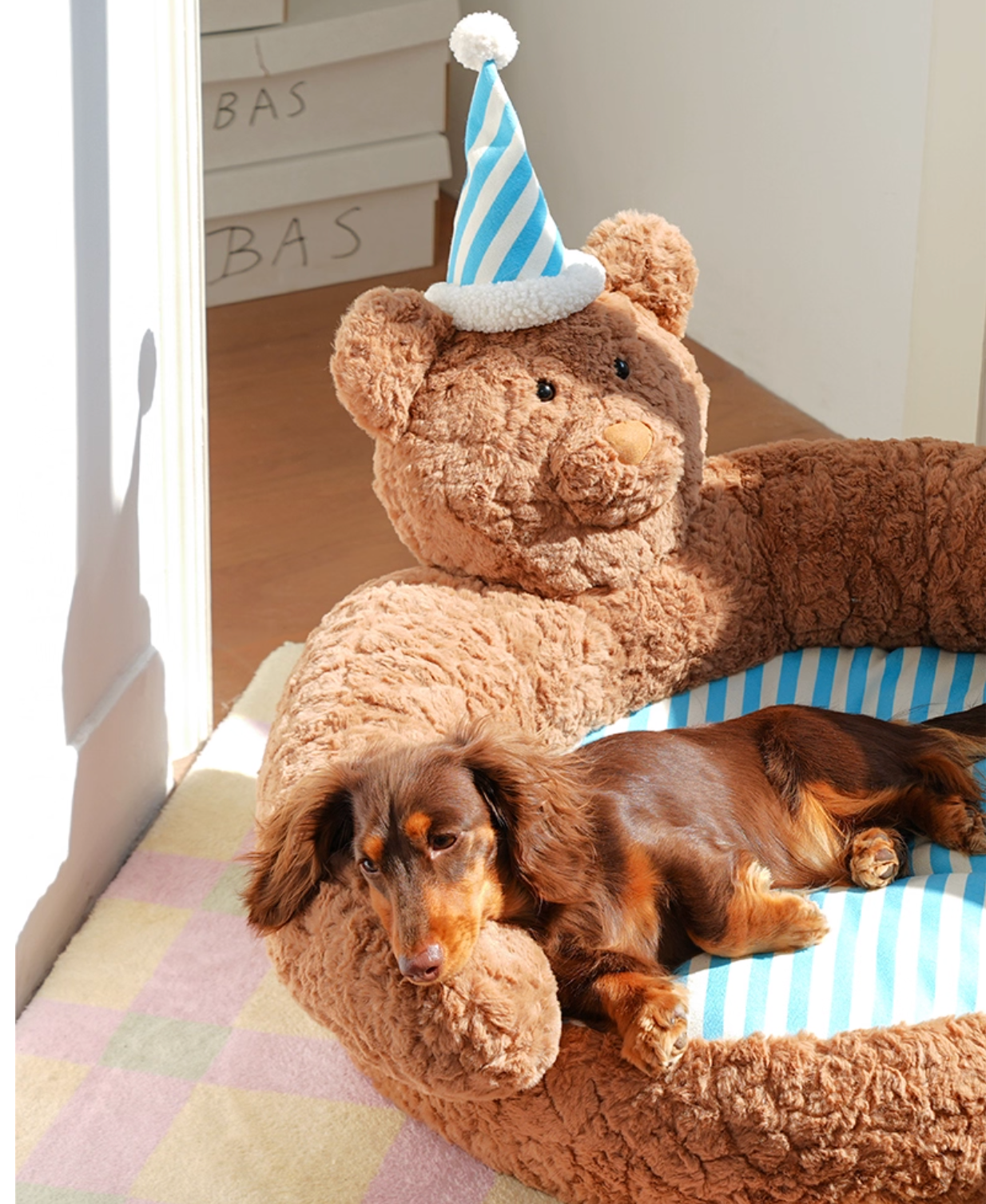 Zeze Sleepy Nick Bear Pet Sofa