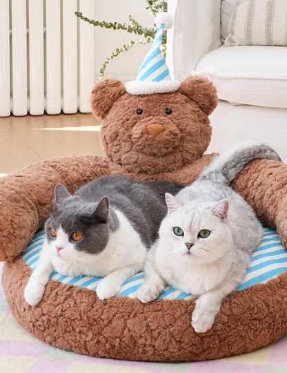 Zeze Sleepy Nick Bear Pet Sofa