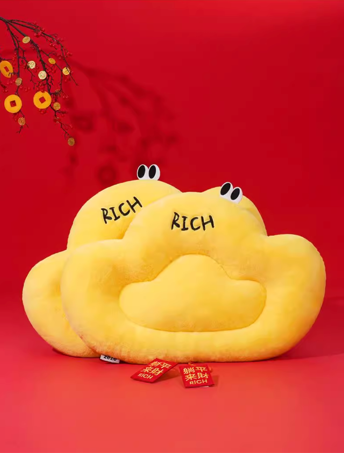 Zeze Yuanbao Shaped Pet Cushion