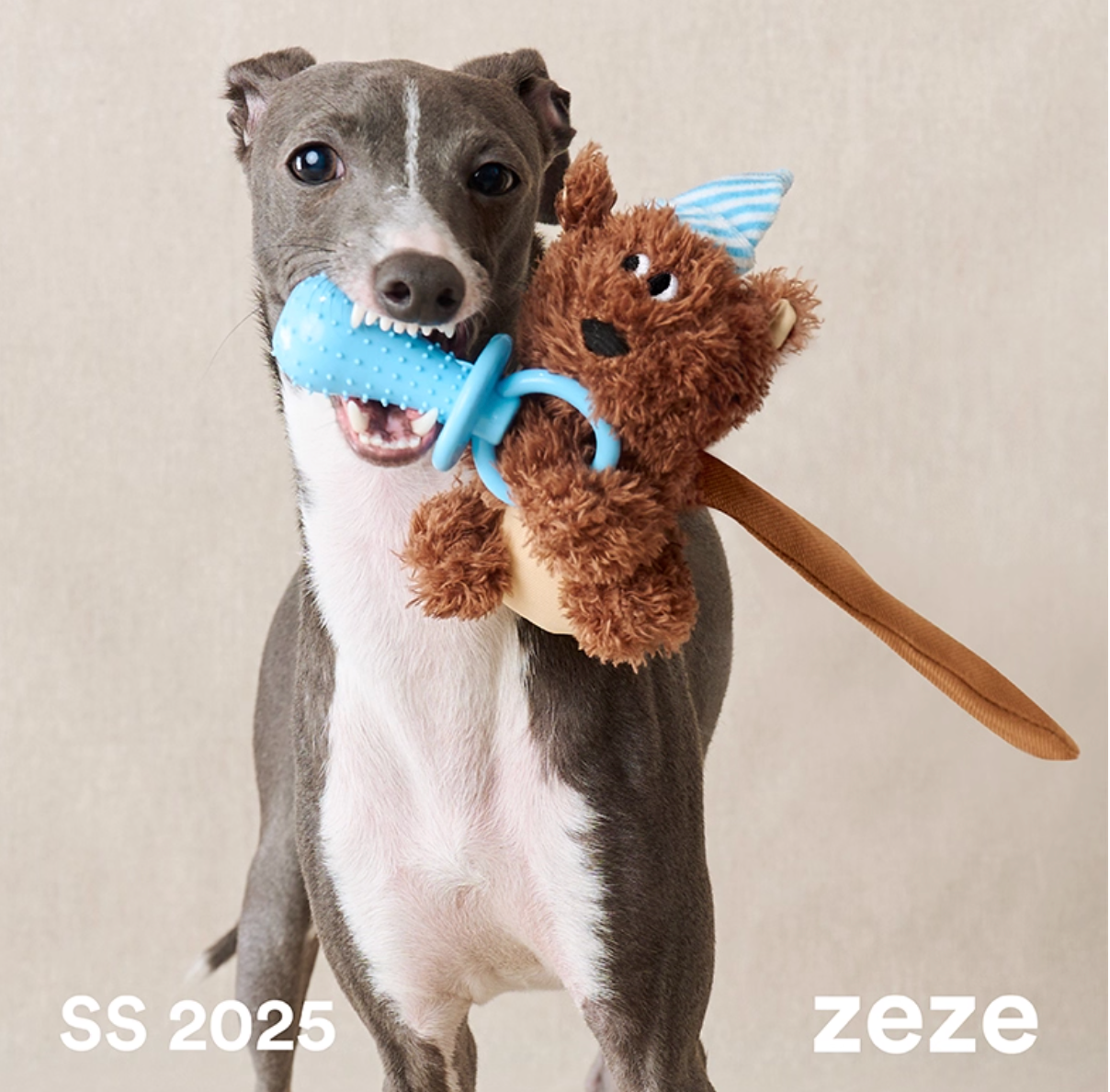 Zeze Baby Squirrel Chew Dog Toy