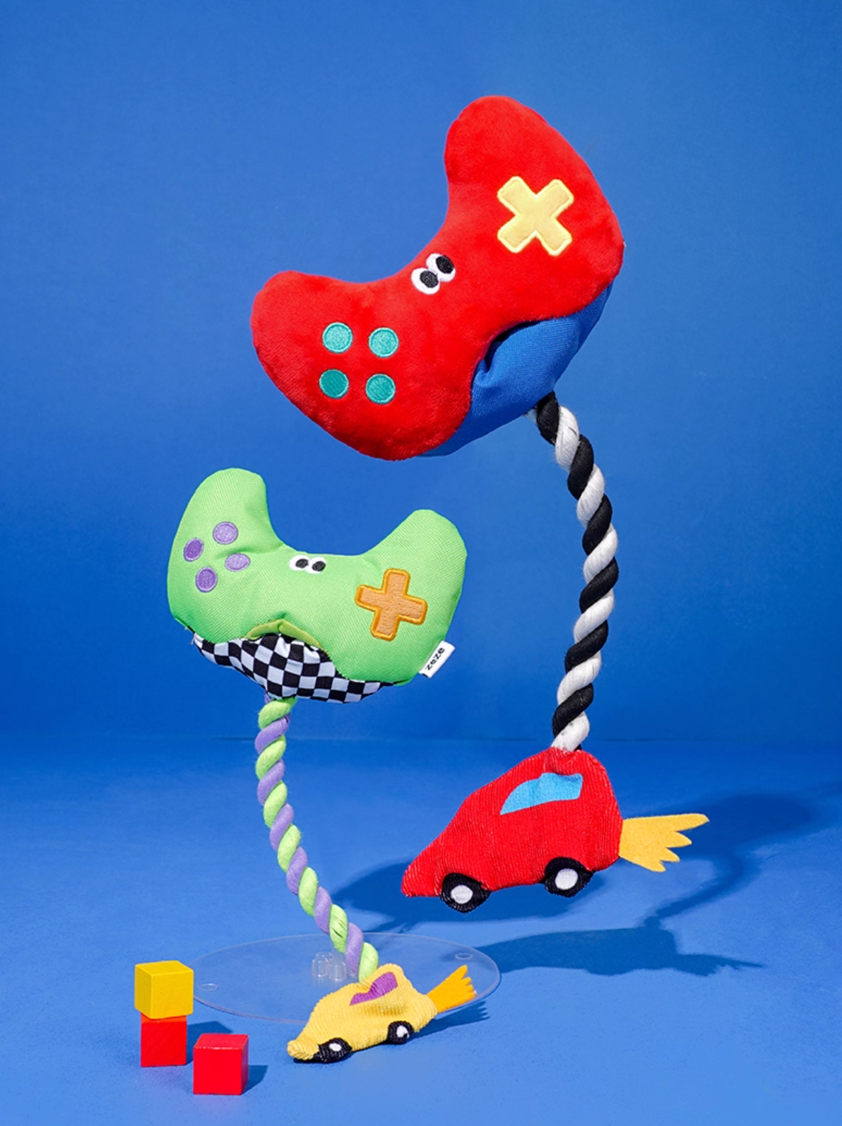 Zeze Game Controller Rope Dog Toy