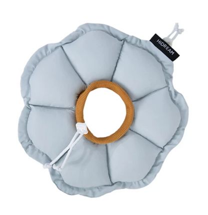 Flower Shaped Adjustable Pet Recovery Collar/Elizabeth Collar - Icelandic blue