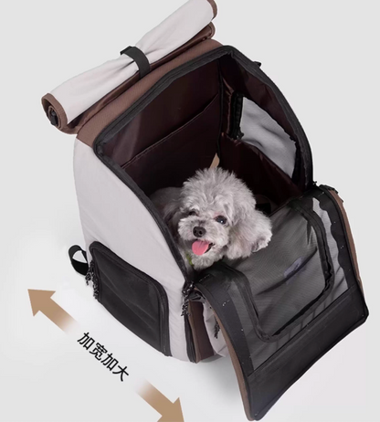 (NEW) HiDream Freedom Go Front Pet Carrier for Cats & Small Dogs (Grey)