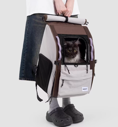 (NEW) HiDream Freedom Go Front Pet Carrier for Cats & Small Dogs (Grey)