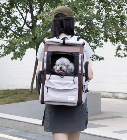 (NEW) HiDream Freedom Go Front Pet Carrier for Cats & Small Dogs (Grey)