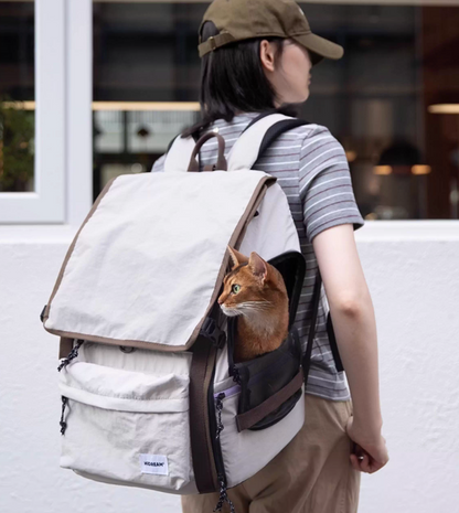 (NEW) HiDream Freedom Go Front Pet Carrier for Cats & Small Dogs (Grey)