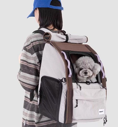 (NEW) HiDream Freedom Go Front Pet Carrier for Cats & Small Dogs (Grey)