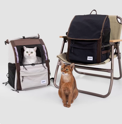 (NEW) HiDream Freedom Go Front Pet Carrier for Cats & Small Dogs (Grey)