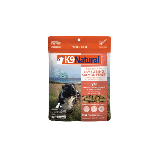 K9 Natural Freeze-Dried Lamb & King Salmon Feast Freeze-Dried Dog Food