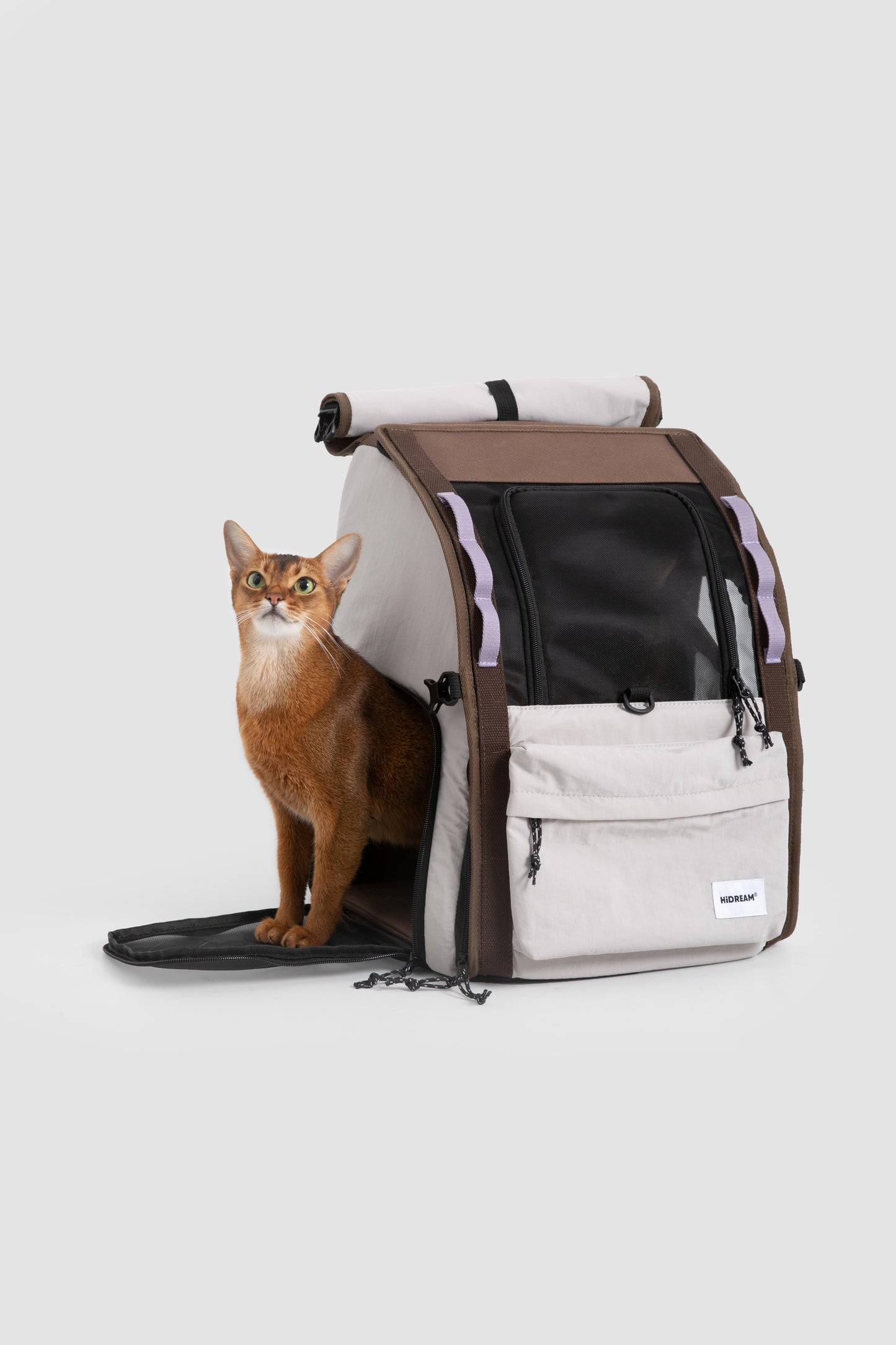(NEW) HiDream Freedom Go Front Pet Carrier for Cats & Small Dogs (Black)