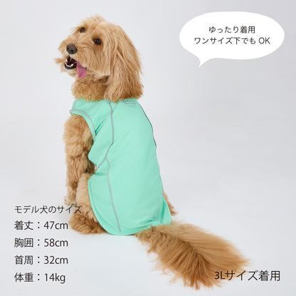 MANDARINE BROTHERS Cooling Fabric Reflective Dog T-Shirt