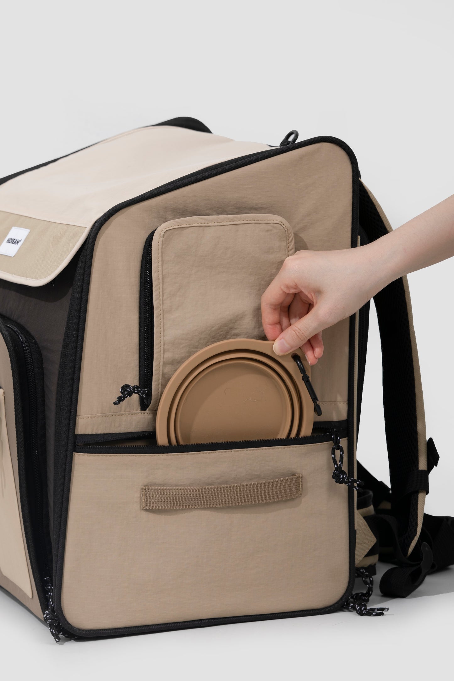 HiDream Dual-Expandable Tent Pet Backpack Carrier for Cats & Small Dogs