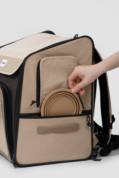 HiDream Dual-Expandable Tent Pet Backpack Carrier for Cats & Small Dogs