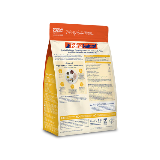 Feline Natural Freeze-Dried Core Diets Chicken Feast Adult Cat Food