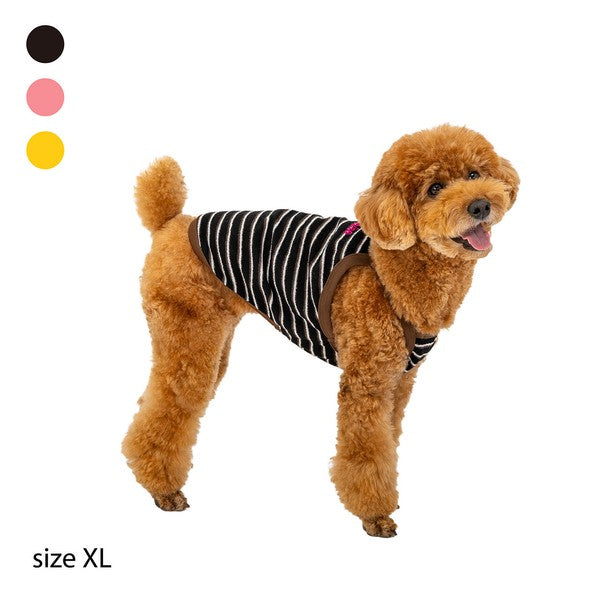 Mandarine Brothers Striped Sleeveless Dog Tank