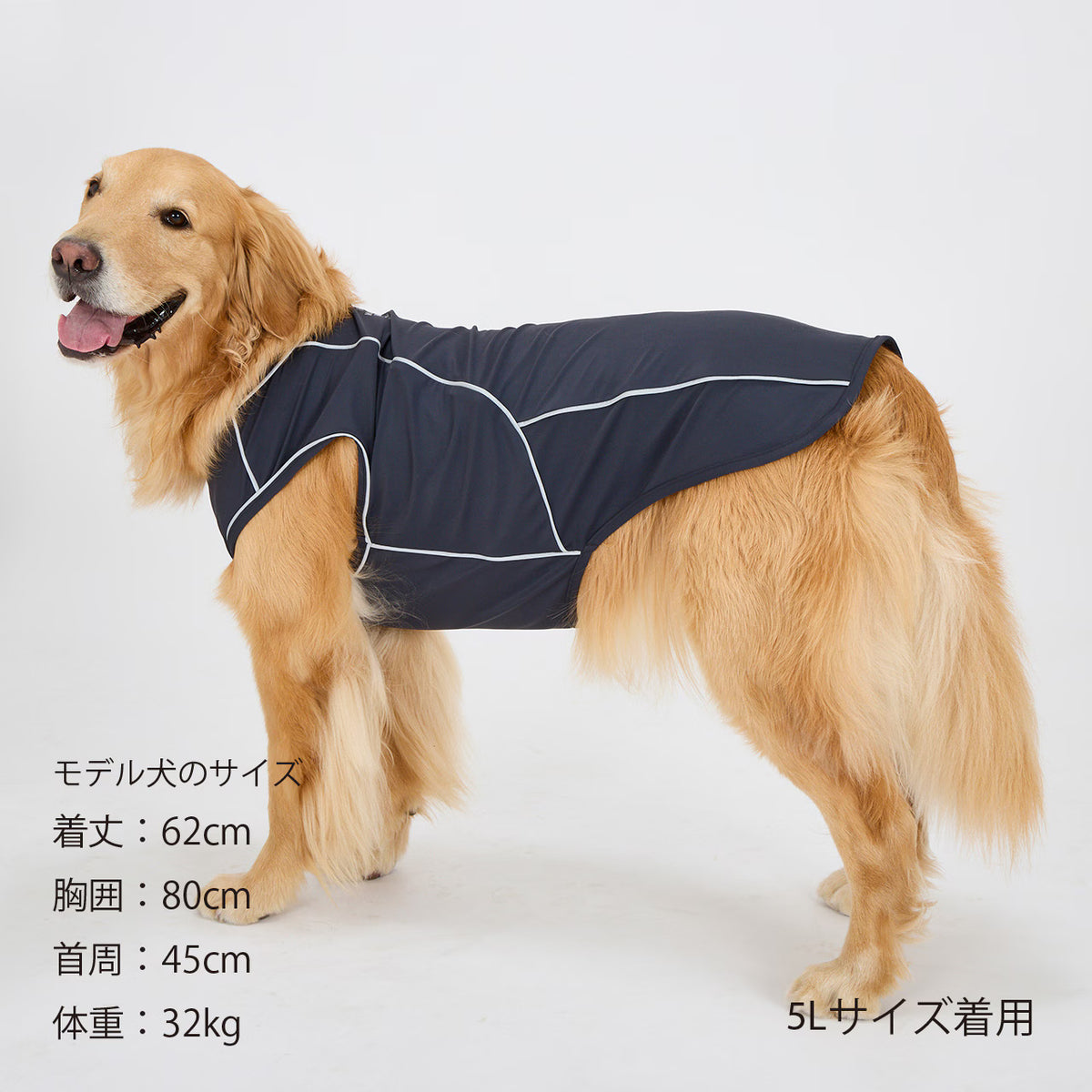 MANDARINE BROTHERS Cooling Fabric Reflective Dog T-Shirt