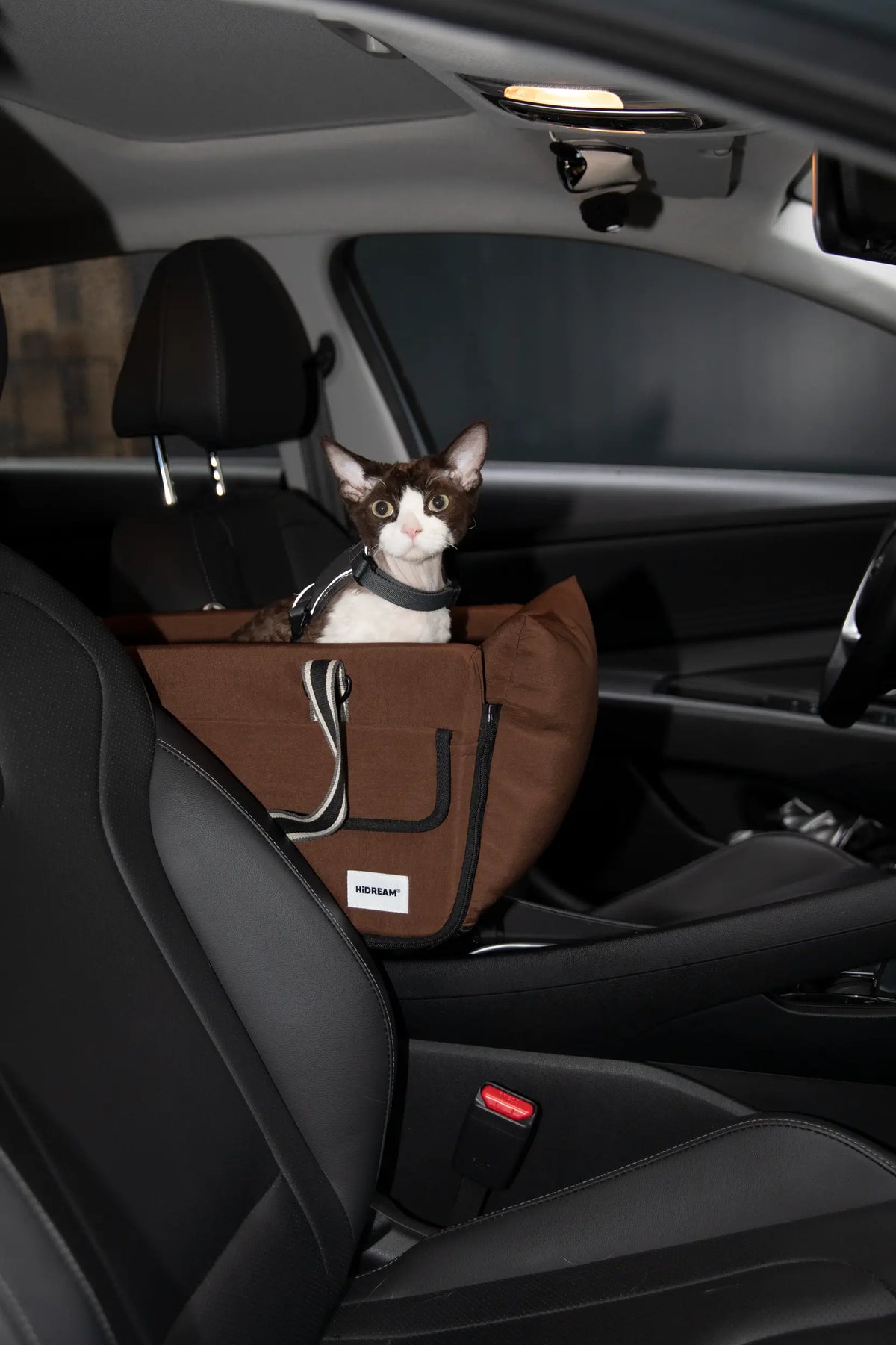 HiDream Car Console Pet Carrier – 2-in-1 Booster Seat & Travel Tote