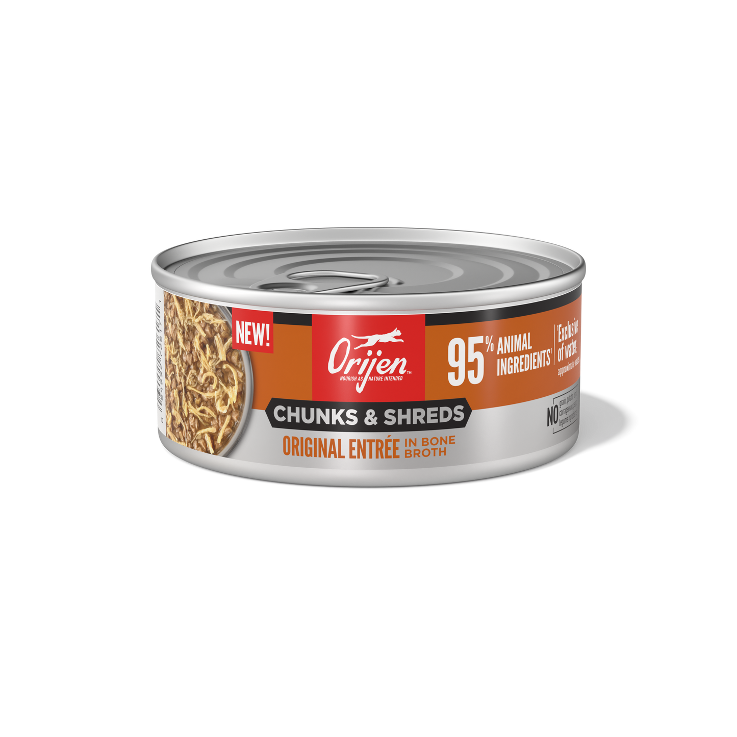 ORIJEN™ CHUNKS & SHREDS - ORIGINAL ENTRÉE 155g