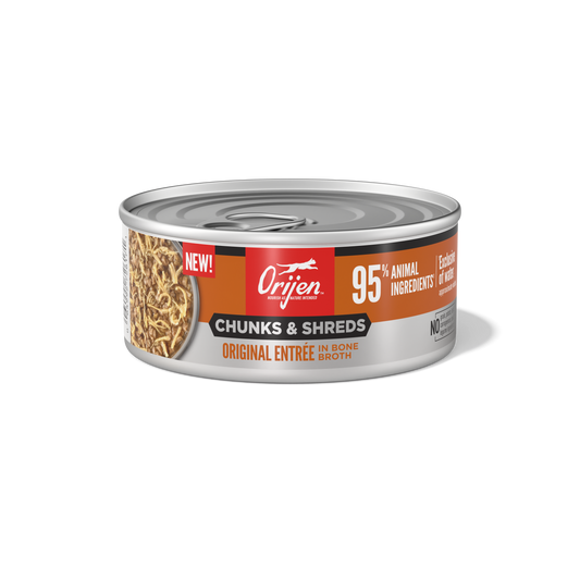 ORIJEN™ CHUNKS & SHREDS - ORIGINAL ENTRÉE 155g